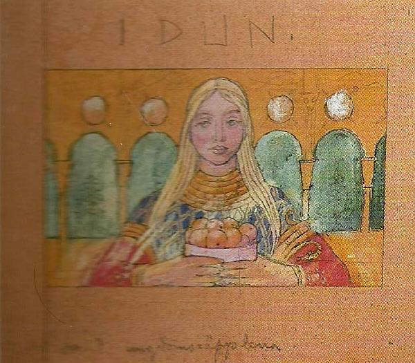 Carl Larsson idun med ungdomsapplena oil painting picture
